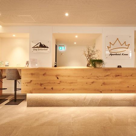 Aparthotel Krone - Self Check-In Unterseen ภายนอก รูปภาพ