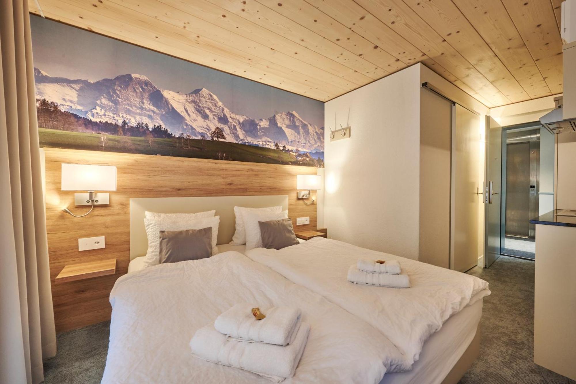 Aparthotel Krone - Self Check-In Unterseen ภายนอก รูปภาพ